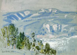 Looking Towards Mount Adams from Mount Hood by Frederick Childe Hassam Oil Painting
