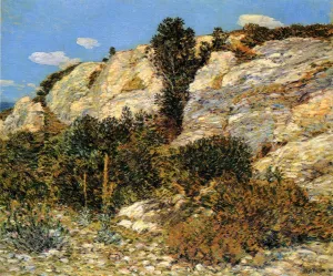 Lyman's Ledge, Appledore by Frederick Childe Hassam - Oil Painting Reproduction