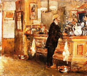 McSorley's Bar by Frederick Childe Hassam Oil Painting