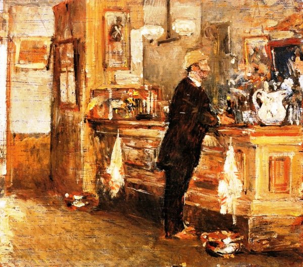 Main Product Photo of McSorley's Bar Painting by Frederick Childe Hassam