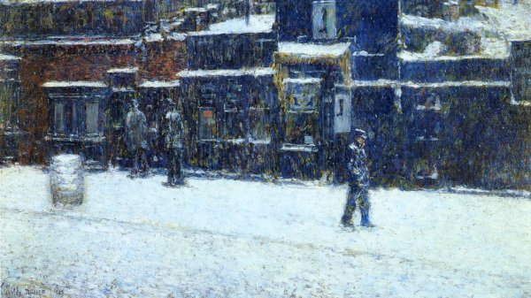 Main Product Photo of Messinger Boy Painting by Frederick Childe Hassam