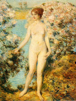 Morning, Old Lyme by Frederick Childe Hassam Oil Painting