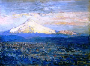 Mount Hood painting by Frederick Childe Hassam