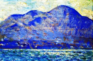Mt. Beacon at Newburgh Oil painting by Frederick Childe Hassam