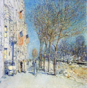 New York Landscape by Frederick Childe Hassam - Oil Painting Reproduction
