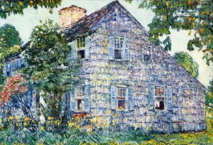 Old House, East Hampton by Frederick Childe Hassam Oil Painting