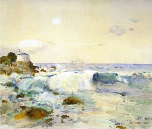 On the Brittany Coast Oil painting by Frederick Childe Hassam