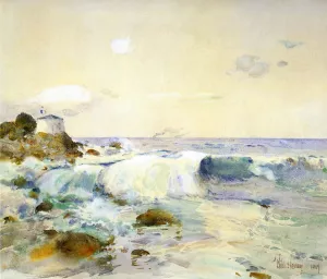 On the Brittany Coast painting by Frederick Childe Hassam
