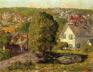 Outskirts of East Gloucester by Frederick Childe Hassam Oil Painting