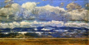Over the Great Divide Oil painting by Frederick Childe Hassam