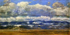 Over the Great Divide Oil painting by Frederick Childe Hassam