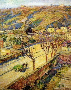 Posilippo by Frederick Childe Hassam Oil Painting