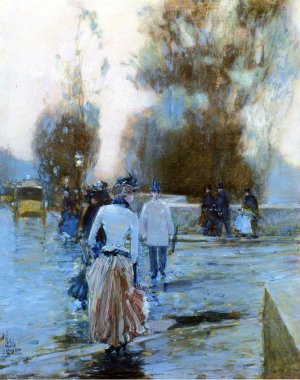 Quai des Tuileries by Frederick Childe Hassam Oil Painting