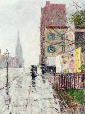 Rainy Day by Frederick Childe Hassam - Oil Painting Reproduction