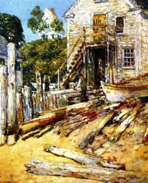 Rigger's Shop, Provincetown by Frederick Childe Hassam Oil Painting