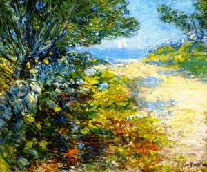 Road to the Sea by Frederick Childe Hassam - Oil Painting Reproduction
