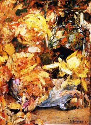 Roses Oil painting by Frederick Childe Hassam