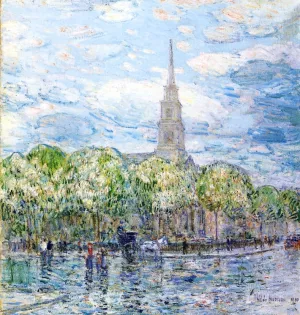 Saint Mark's in the Bowery Oil painting by Frederick Childe Hassam