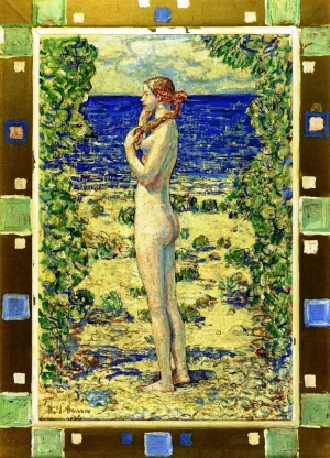 Sammie's Beach: Easthampton by Frederick Childe Hassam Oil Painting