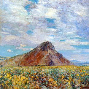 Sand Springs Butte Oil painting by Frederick Childe Hassam