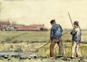 Scene in Holland Oil painting by Frederick Childe Hassam