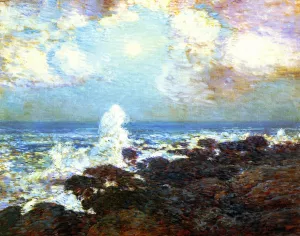 Seascape - Isles of Shoals by Frederick Childe Hassam Oil Painting