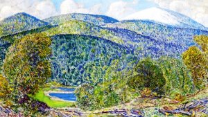 Spring in White Mountains by Frederick Childe Hassam Oil Painting