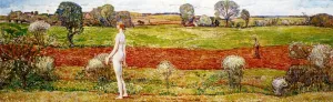 Spring on Long Island by Frederick Childe Hassam - Oil Painting Reproduction