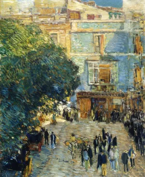 Square at Sevilla by Frederick Childe Hassam Oil Painting