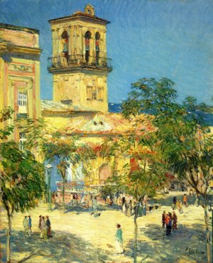 Street of the Great Captain, Cordoba by Frederick Childe Hassam Oil Painting