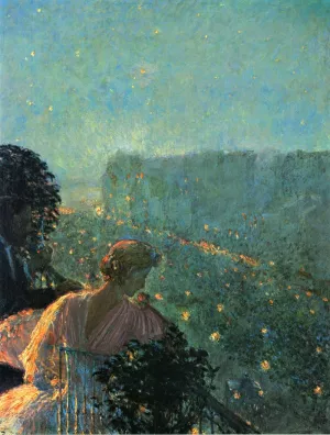 Summer Evening, Paris by Frederick Childe Hassam Oil Painting