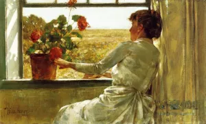 Summer Evening painting by Frederick Childe Hassam