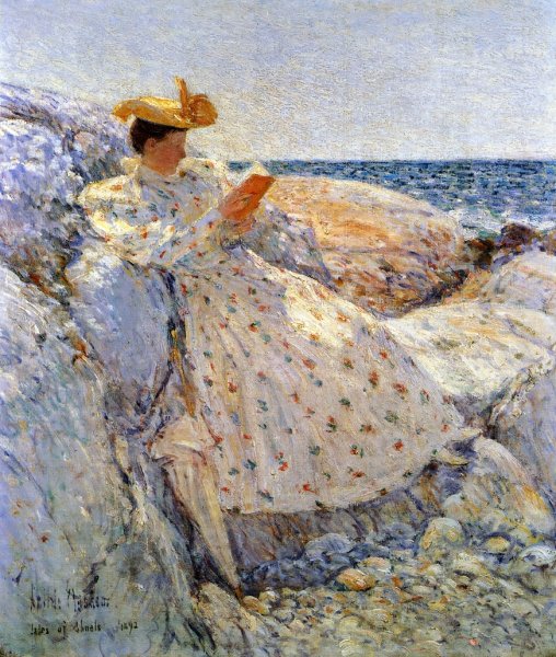 Summer Sunlight by Frederick Childe Hassam - Hand-Painted Oil Painting Reproduction