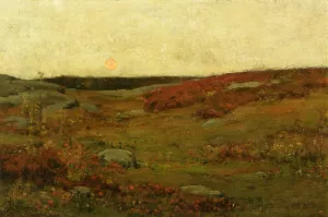 Sunrise - Autumn painting by Frederick Childe Hassam
