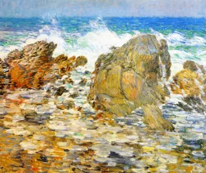 Surf, Appledore by Frederick Childe Hassam - Oil Painting Reproduction