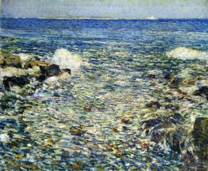 Surf, Isles of Shoals Oil painting by Frederick Childe Hassam