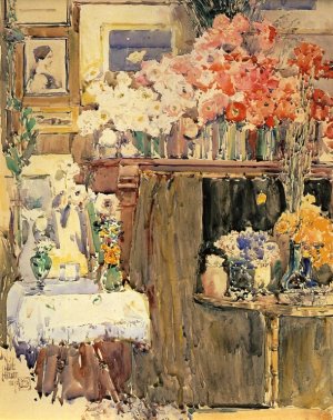 The Altar and the Shrine by Frederick Childe Hassam Oil Painting