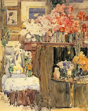 The Altar and the Shrine by Frederick Childe Hassam - Oil Painting Reproduction