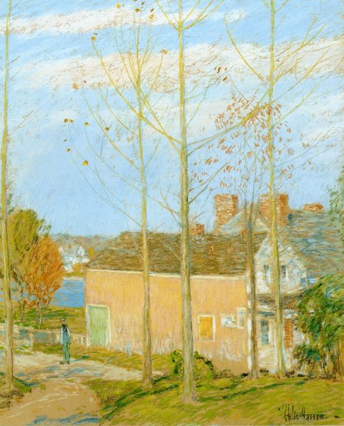 Main Product Photo of The Barn, Cos Cob Painting by Frederick Childe Hassam