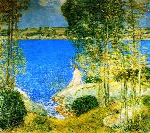 The Bather 2 by Frederick Childe Hassam Oil Painting