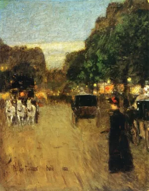The Boid de Boulogne painting by Frederick Childe Hassam