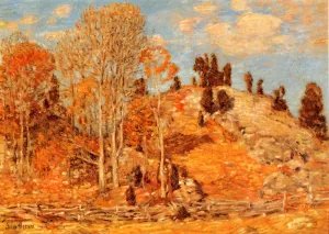 The Cedar Lot, Old Lyme by Frederick Childe Hassam Oil Painting