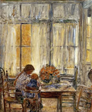 The Children by Frederick Childe Hassam - Oil Painting Reproduction