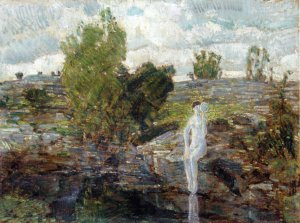 The East Headland, Appledore - Isles of Shoals by Frederick Childe Hassam Oil Painting