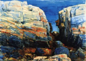 The Gorge, Appledore painting by Frederick Childe Hassam