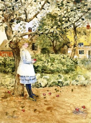 The Little Philosopher by Frederick Childe Hassam Oil Painting
