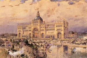 The Mackaye Spectatorium painting by Frederick Childe Hassam