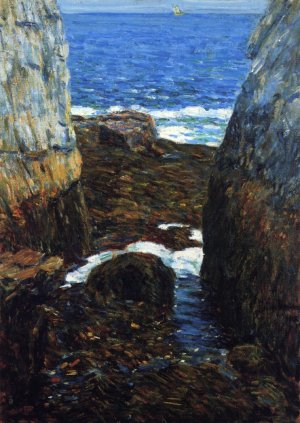 The North Gorge, Appledore, Isles of Shoals Oil painting by Frederick Childe Hassam