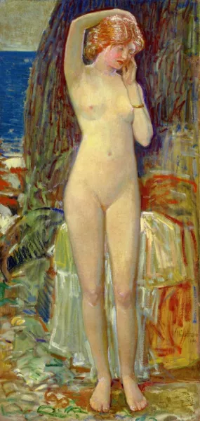 The Nymph of Beryl Gorge by Frederick Childe Hassam - Oil Painting Reproduction