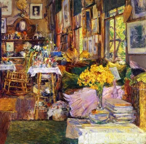 The Room of Flowers by Frederick Childe Hassam Oil Painting